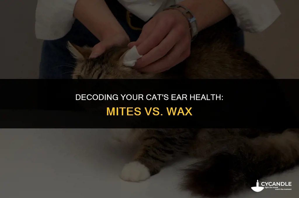 does my cat have ear mites or ear wax