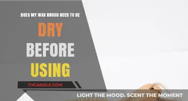 Prepping Your Wax Brush: The Importance of Dryness for Optimal Results