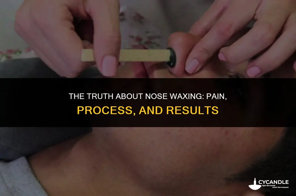 does nose waxing hurt