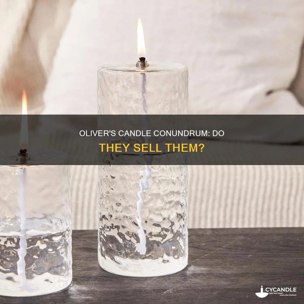 does olivers sell candles