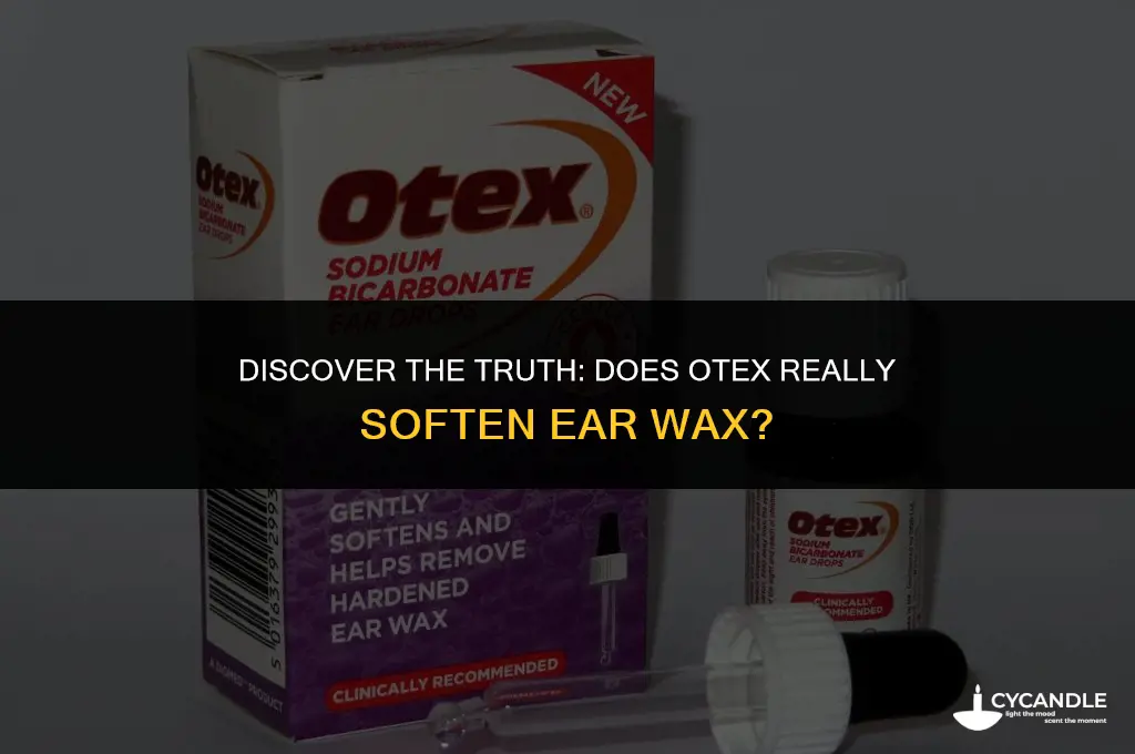 does otex soften ear wax