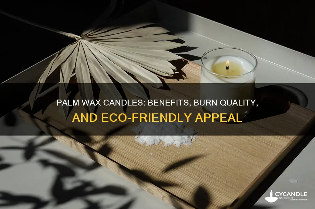 does palm wax make good candles