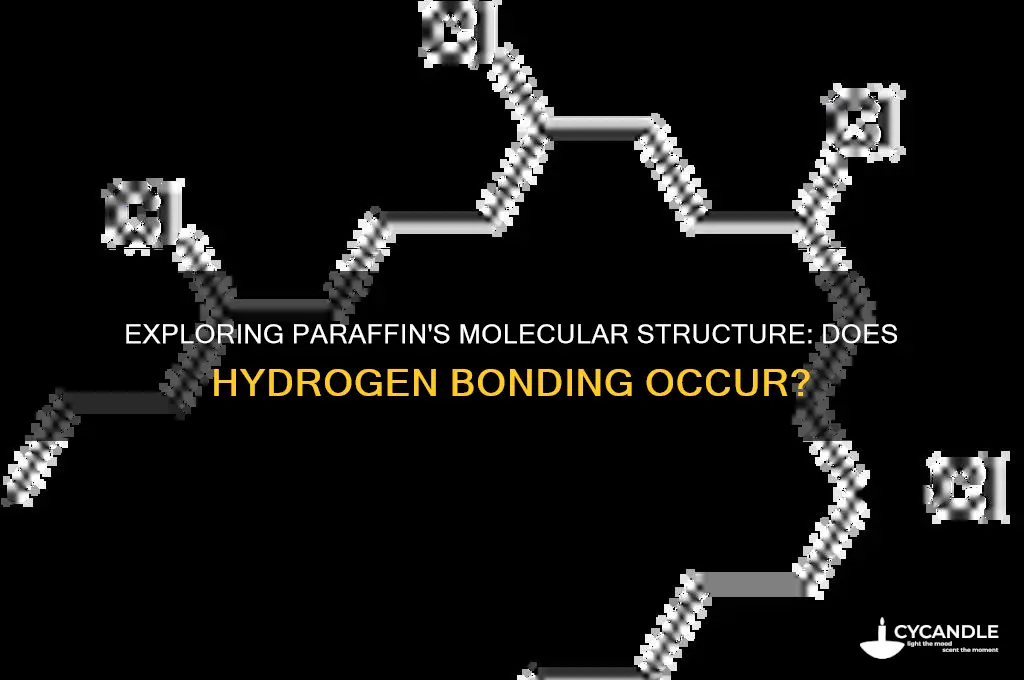does paraffin have hydrogen bonding