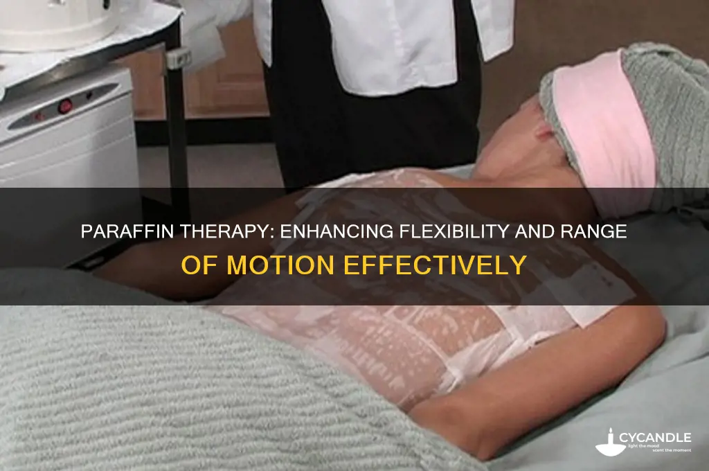 does paraffin increase range of motion