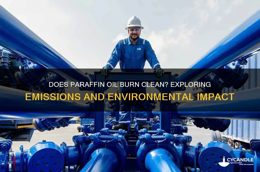 does paraffin oil burn clean