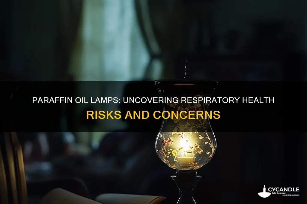 does paraffin oil lamps cause respiratory problems