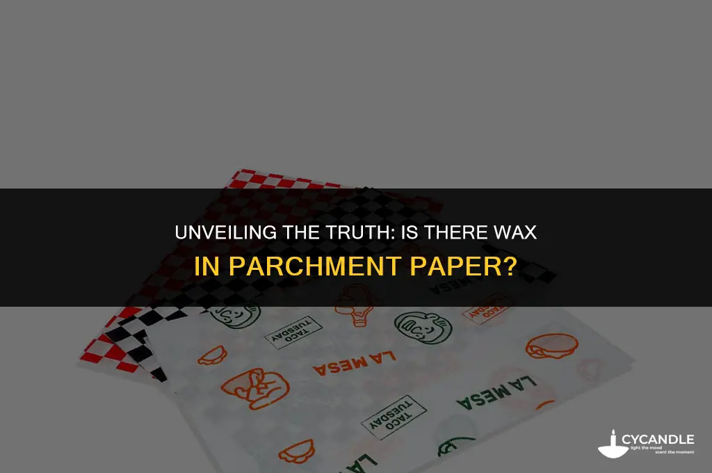 does parchment paper have wax