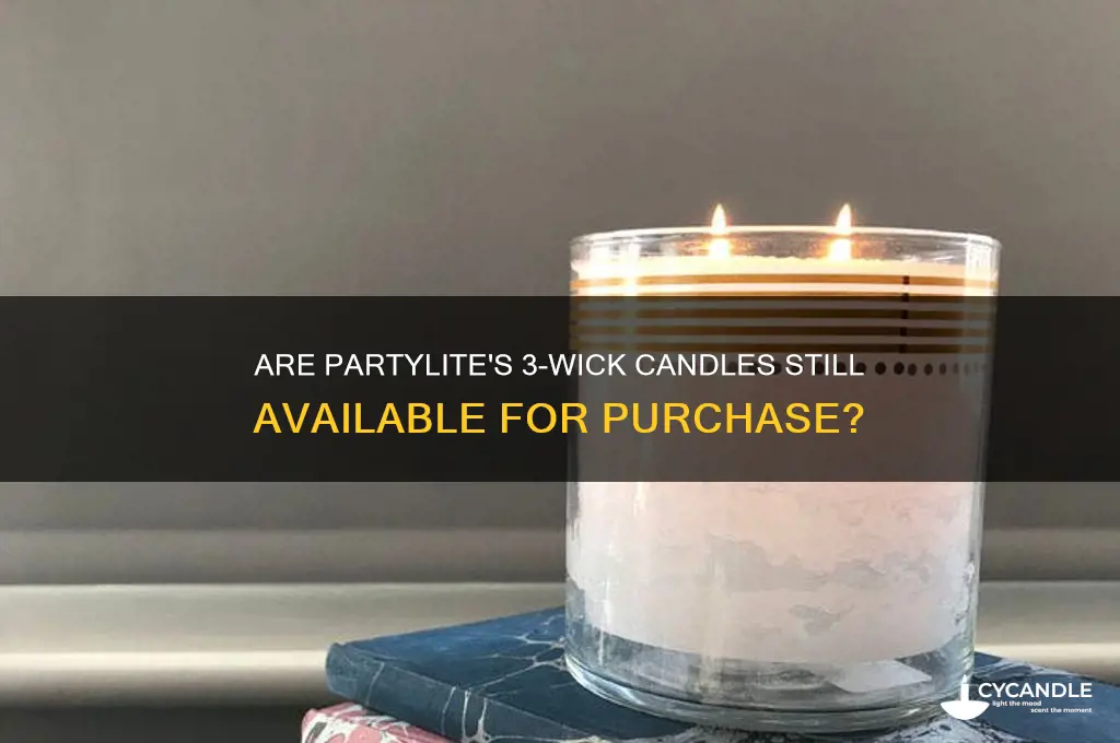 does partylite still sell 3 wick candles