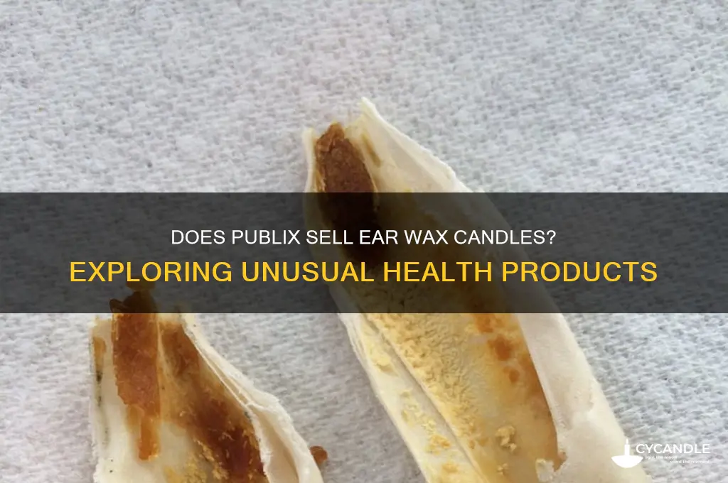 does publix sell ear wax candles