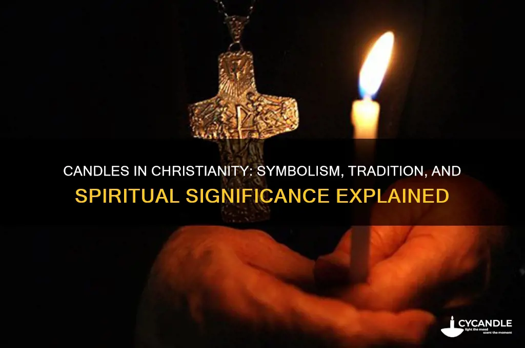 does putting a candle in christianity