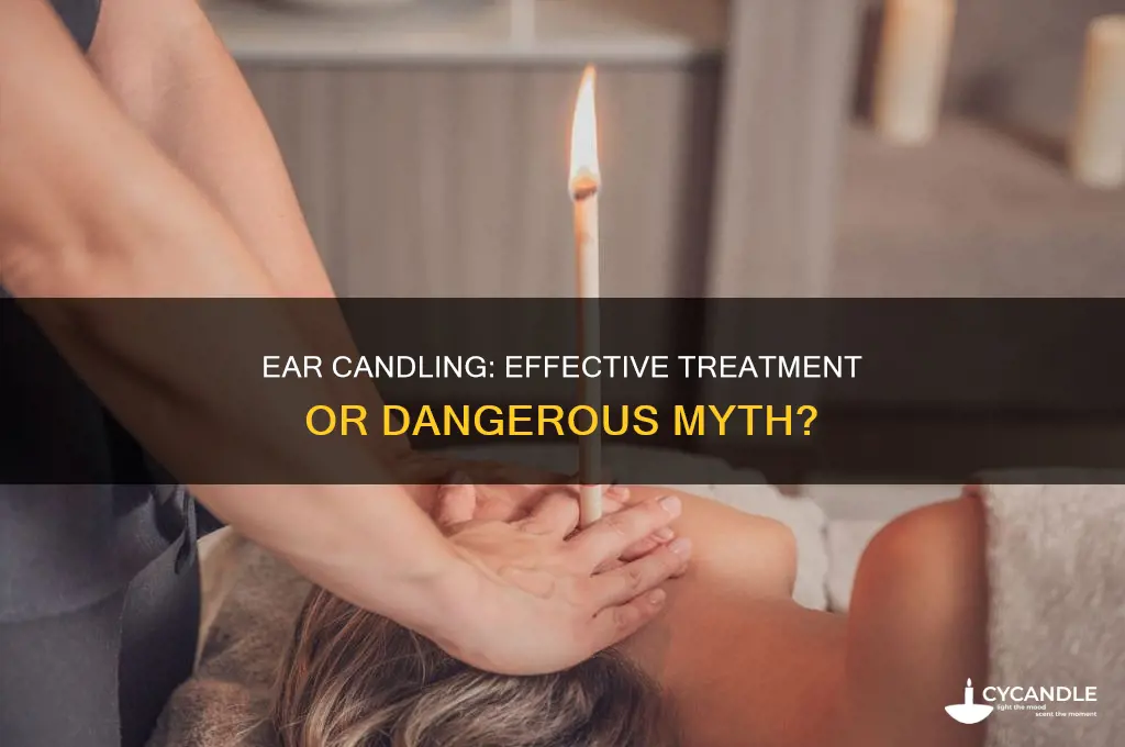 does putting a candle in your ear work