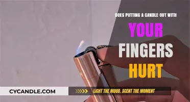 Does Extinguishing a Candle with Fingers Cause Pain? Find Out