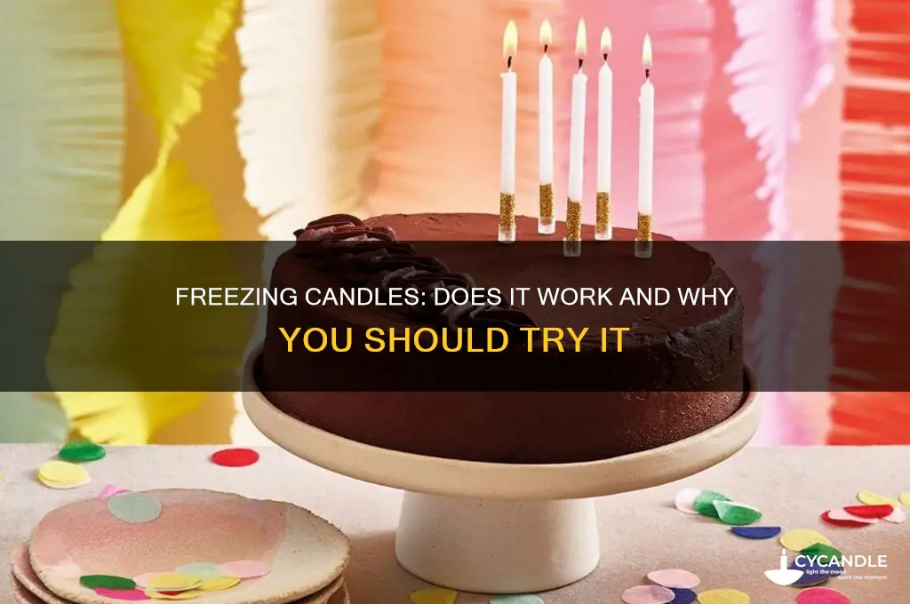 does putting candles in the freezer
