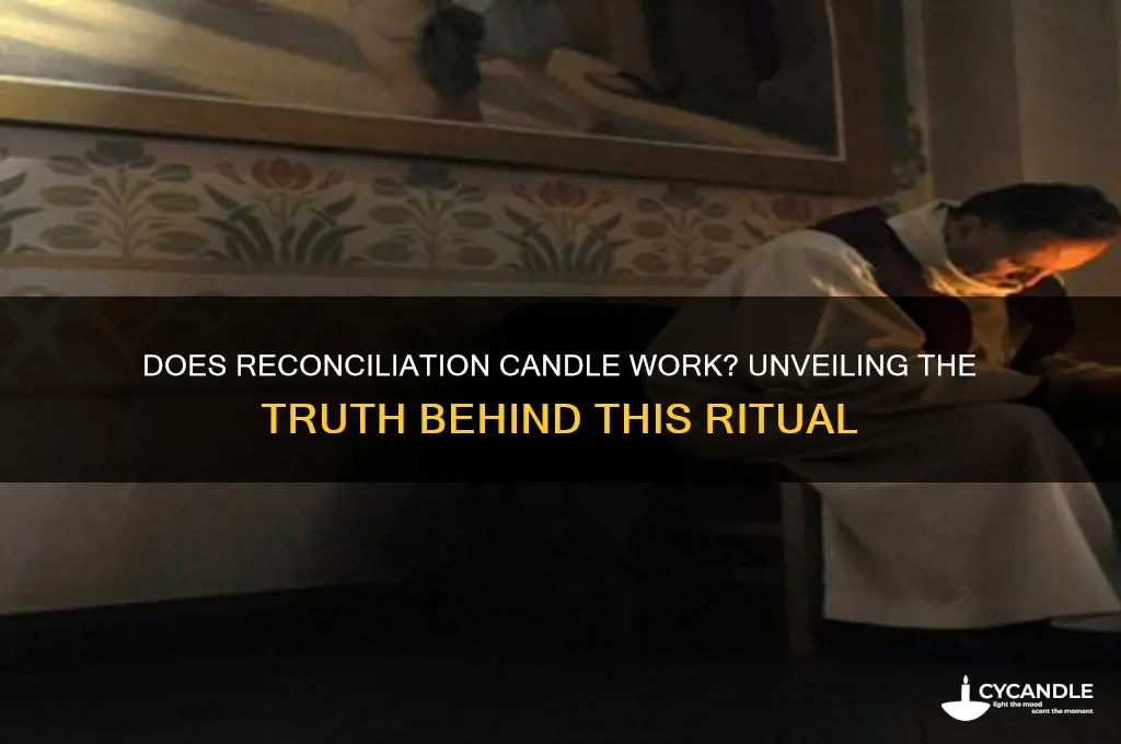 does reconciliation candle work