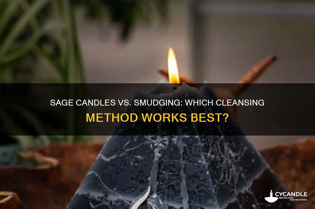 does sage candles work as well as smudging