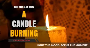 Salt's Surprising Effect: Does It Slow Down Candle Burning?