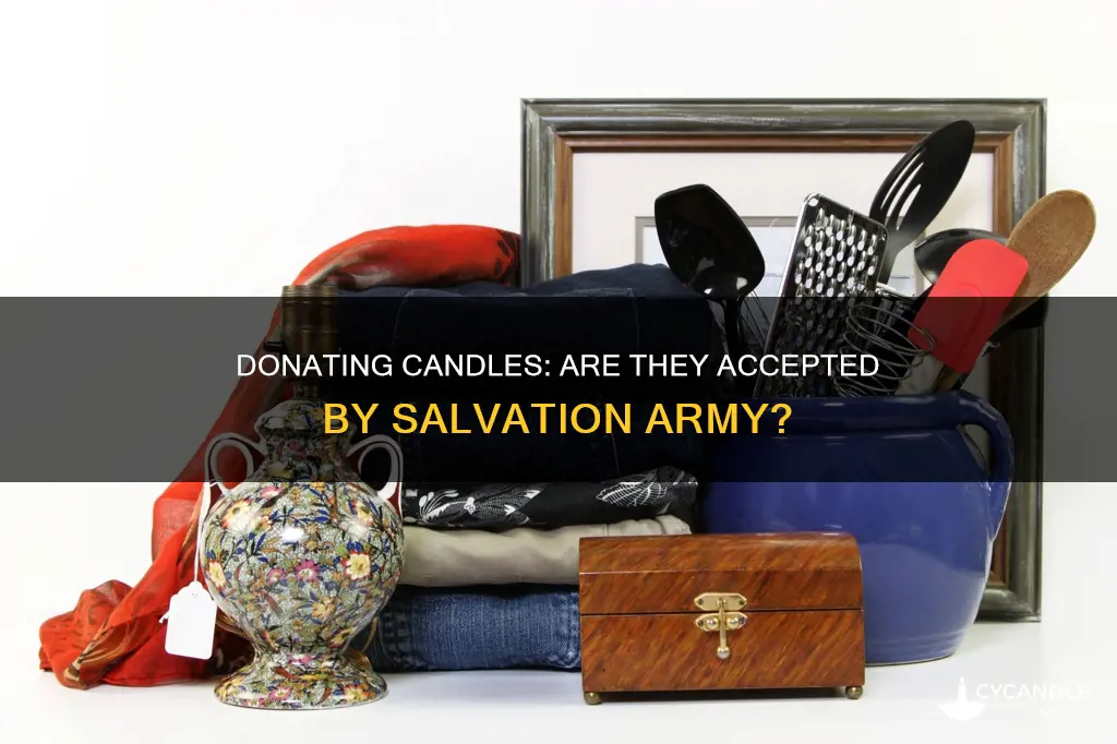 does salvation army take candles