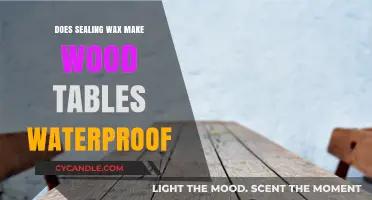 Can Sealing Wax Effectively Waterproof Your Wood Table?