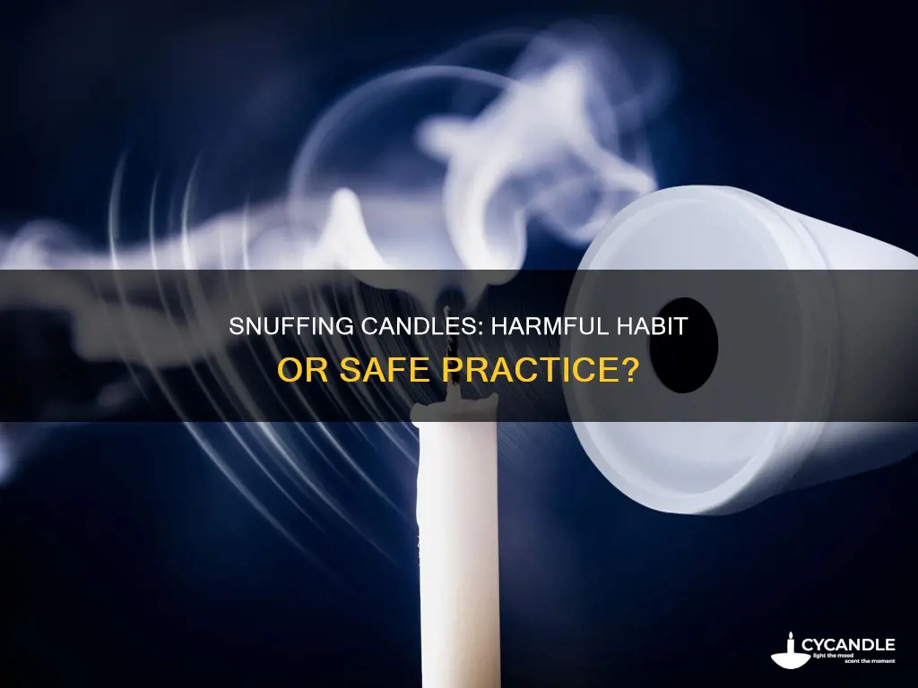 does snuffing a candle hurt