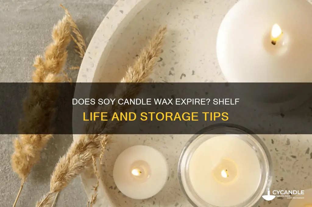 does soy candle wax expire