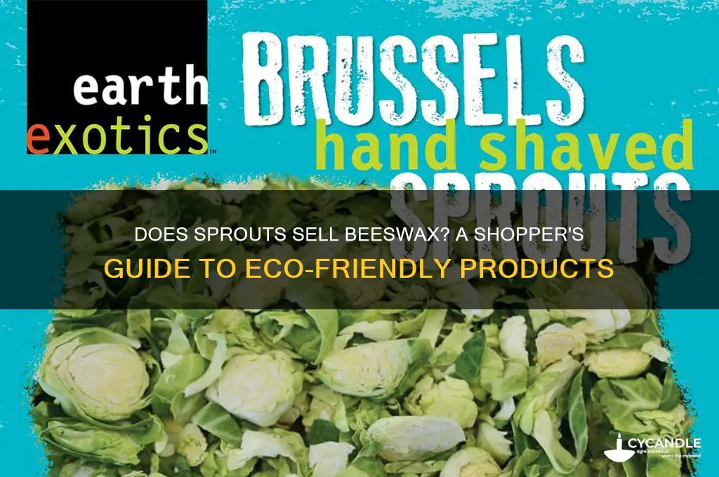 does sprouts sell beeswax