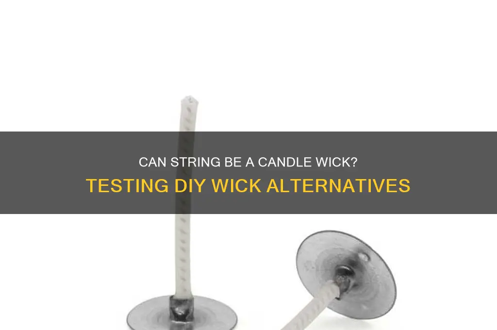 does string work as a candle wick
