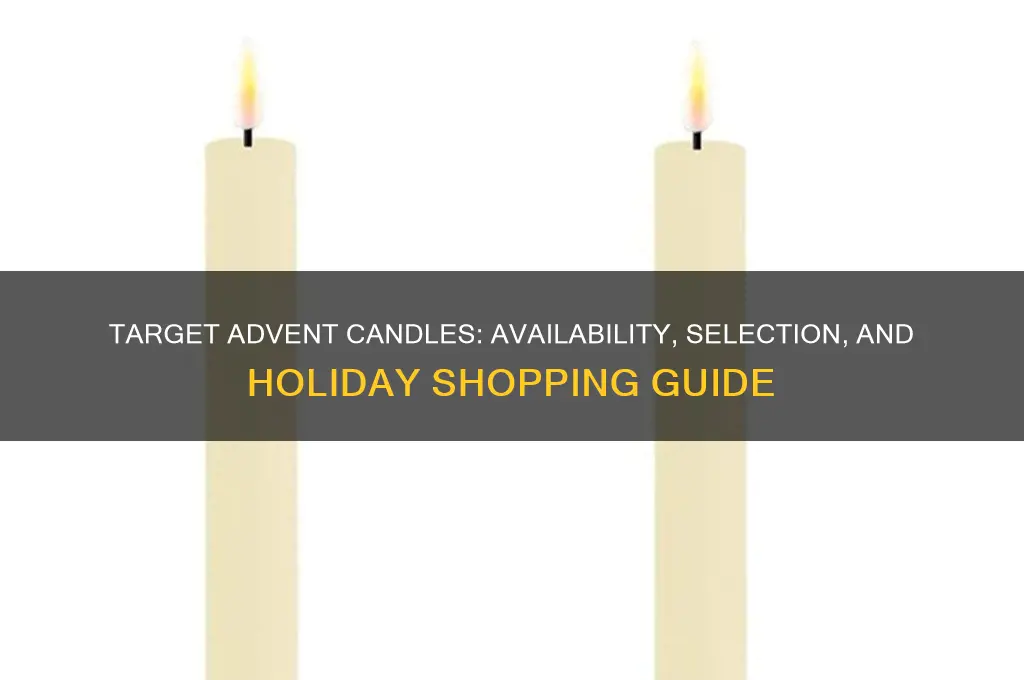 does target have advent candles