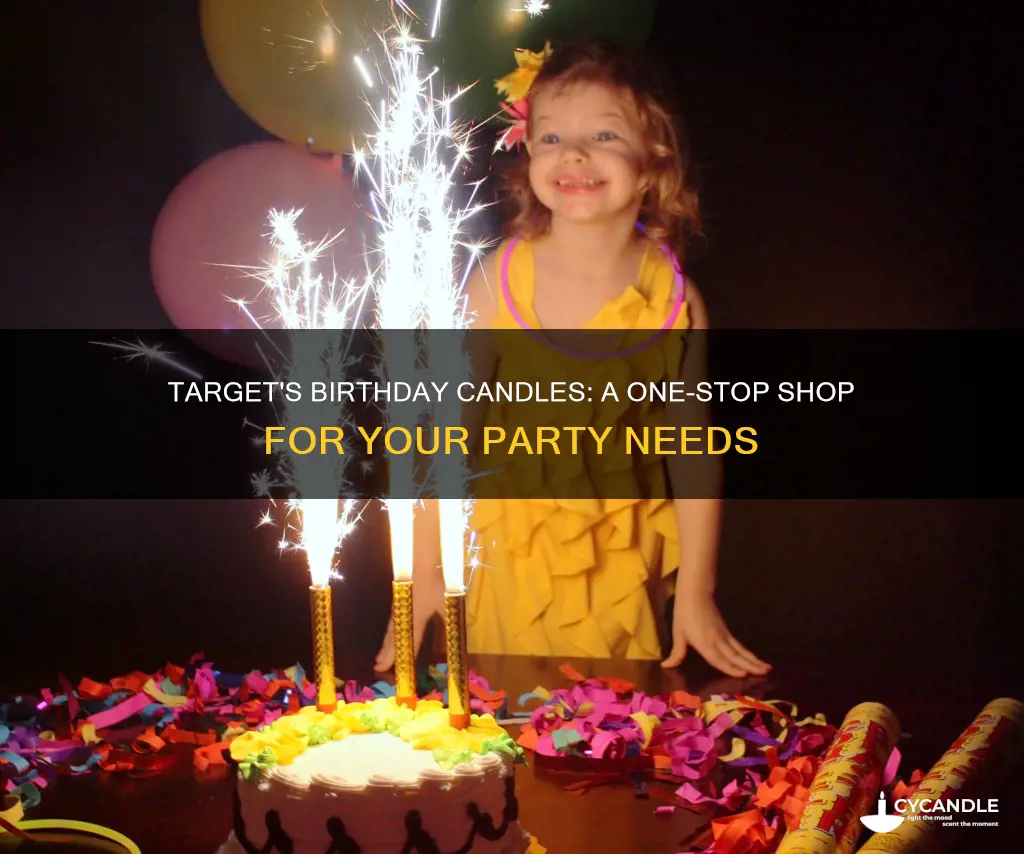 does target sell birthday candles