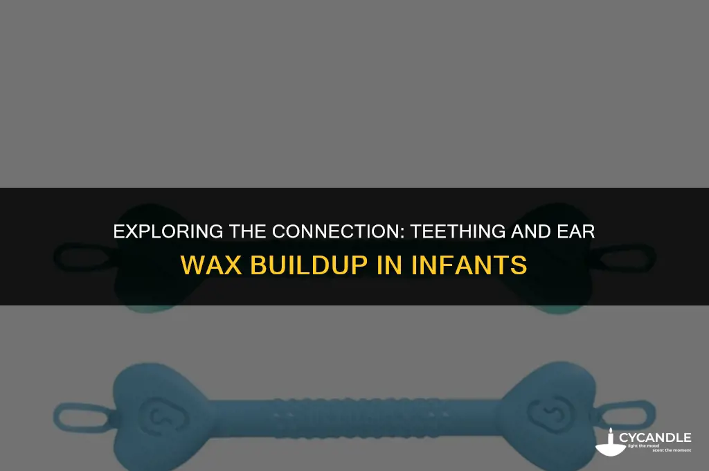 does teething cause ear wax
