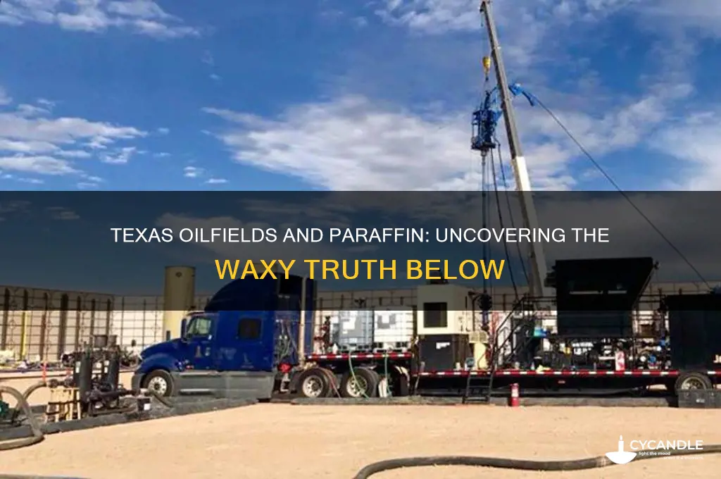 does texas oilfield have paraffin