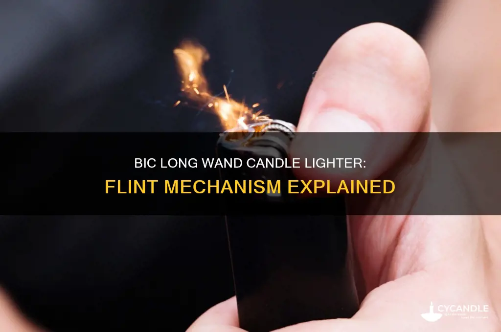 does the bic long wand candle lighter use a flint