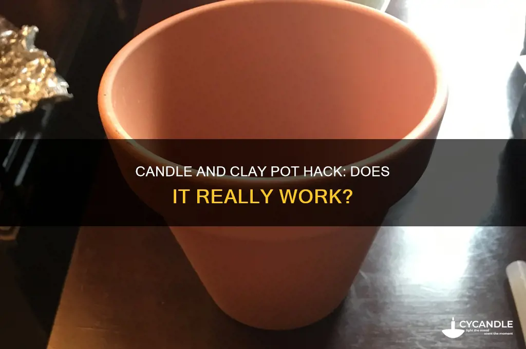 does the candle and clay pot really work