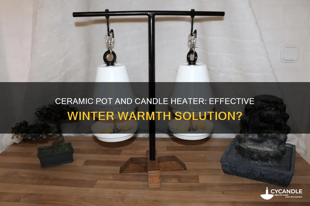 does the ceramic pot and candle heater work