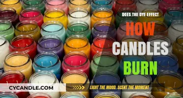 Does Candle Dye Impact Burn Quality and Performance?