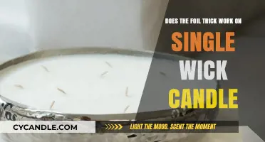 Does the Foil Trick Enhance Single Wick Candle Burn Time?
