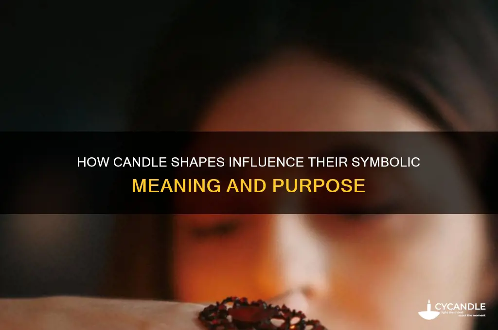does the shape of the candle changes it