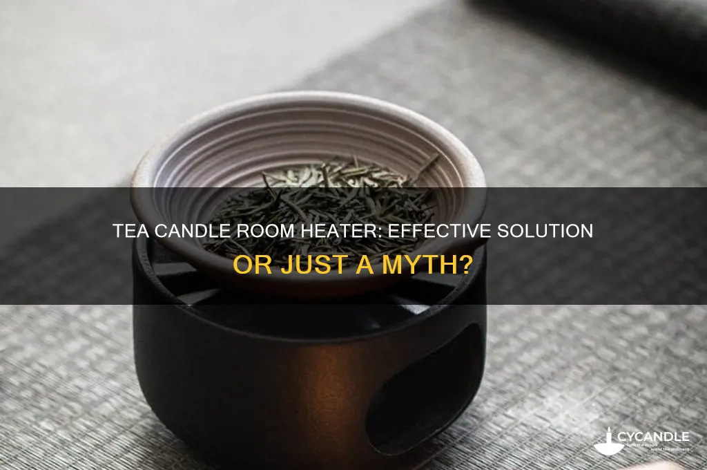does the tea candle room heater feally work