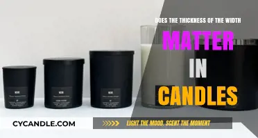 Candle Width: Does Thickness Impact Performance?