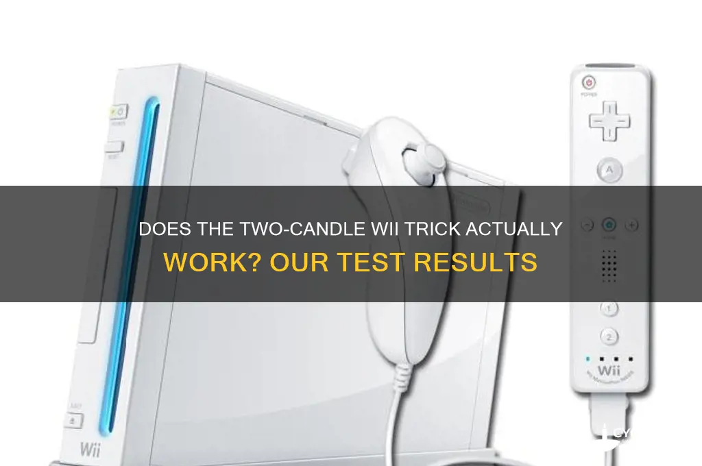 does the two candle wii thing work
