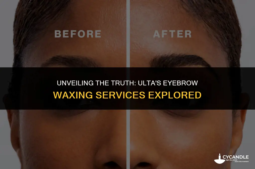 does ulta wax eyebrows