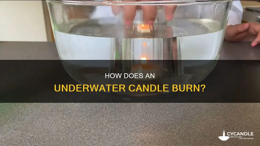 does underwater candle need heat water vapor carbon dioxide