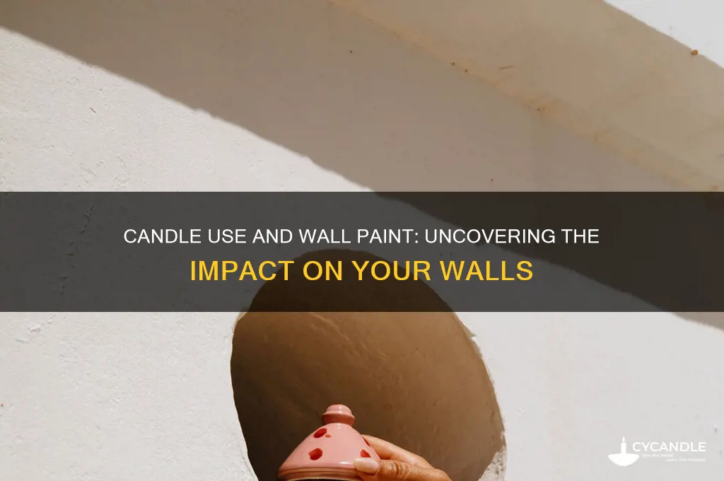 does using candles affect paint on the walls