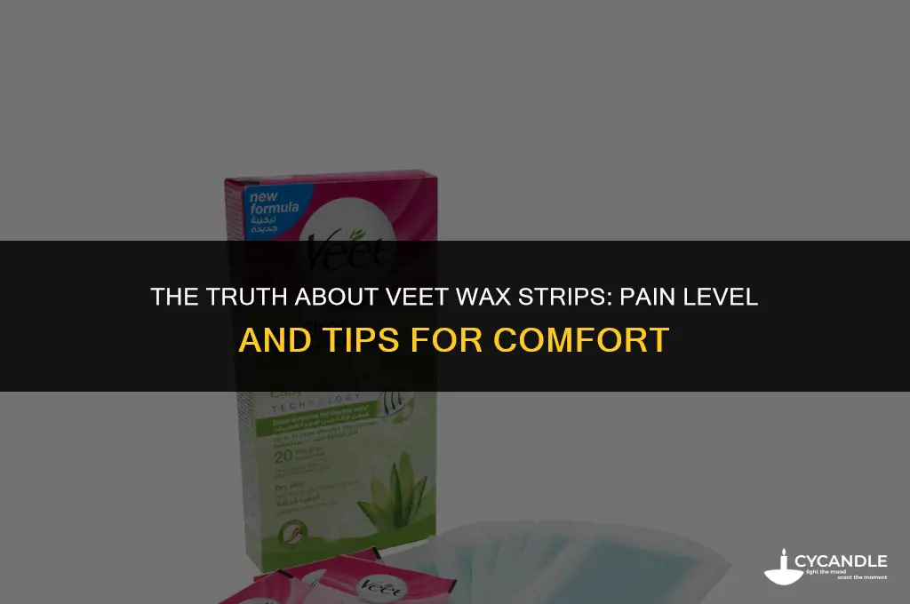 does using veet wax strips hurt