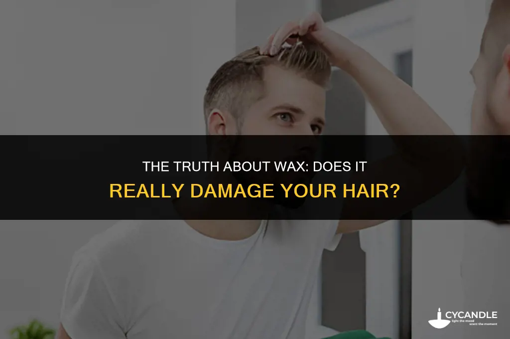 does using wax damage hair