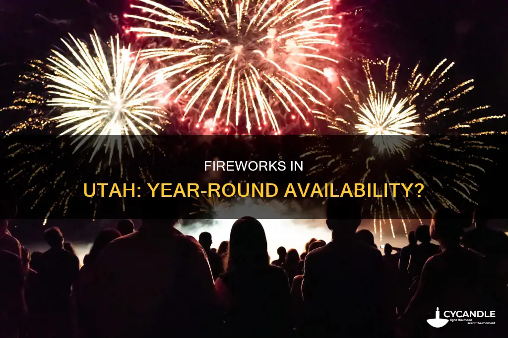 does utah sell roman candled and fire crackers all year