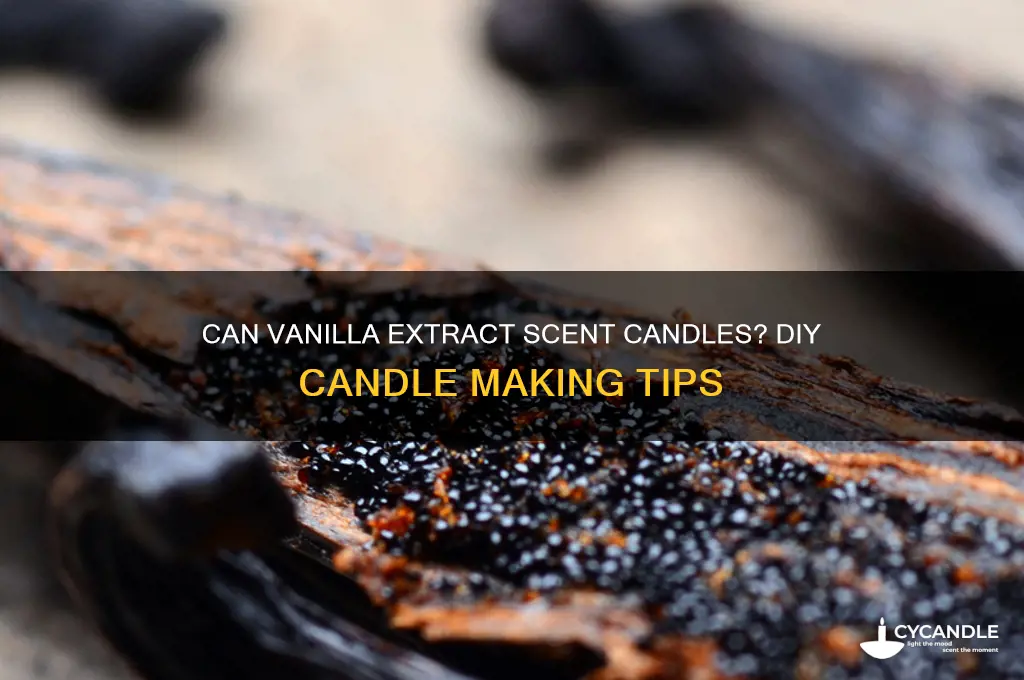does vanilla extract work in candles