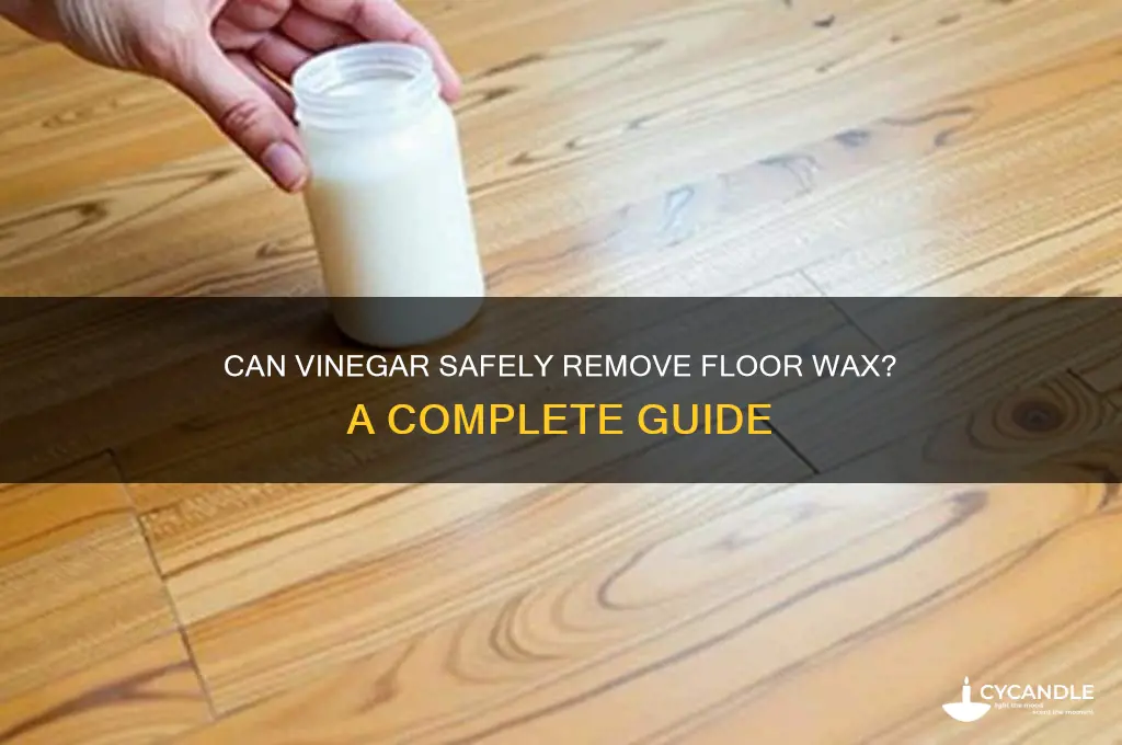 does vinegar remove floor wax