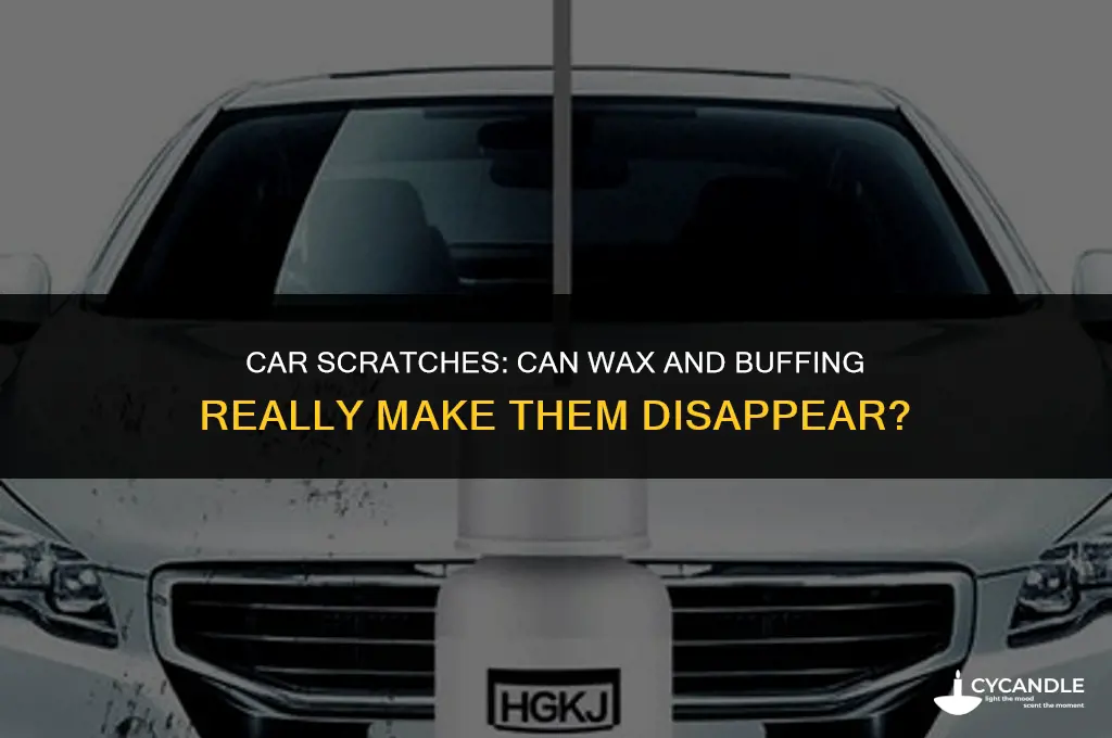 does wax and buffing take out car scratches