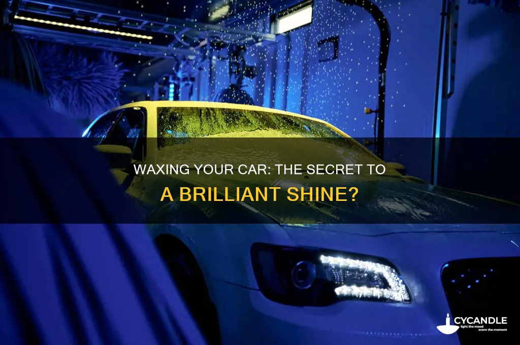 does wax make a car shine