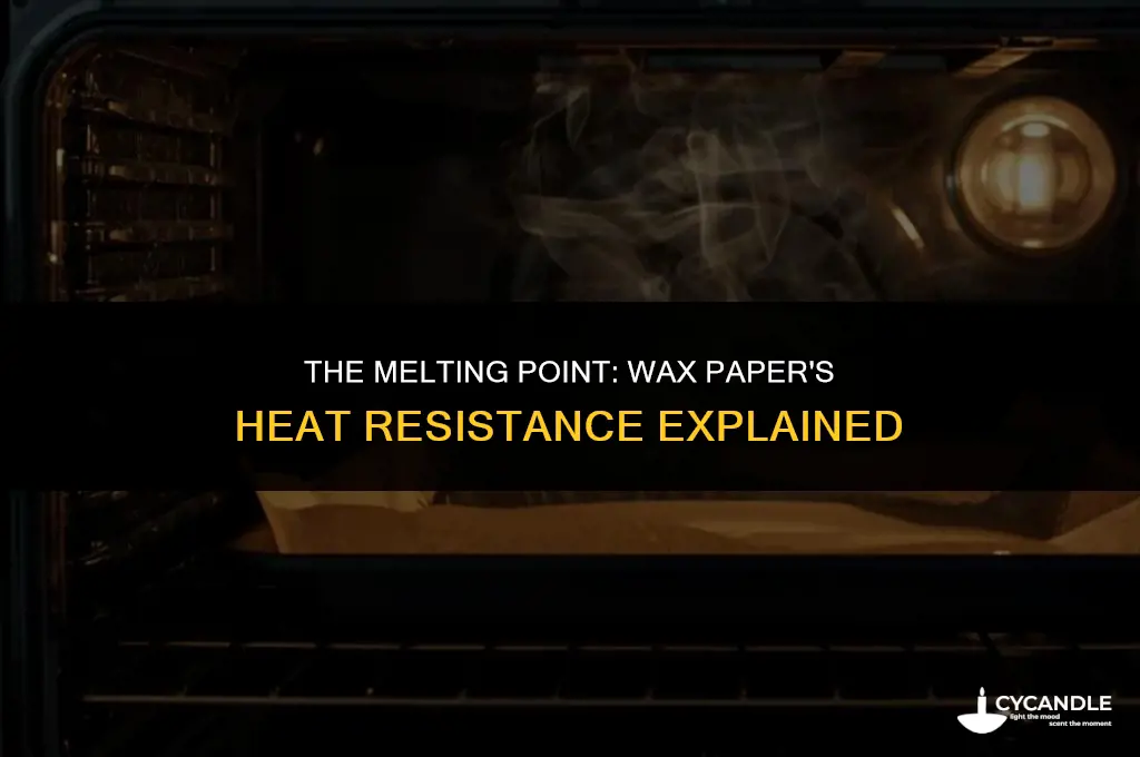 does wax paper melt